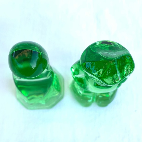Mosser Glass Green Josh and Jenny Figurines - Picture 7 of 10